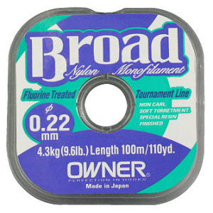 Broad Nylon Monofilament Λευκή