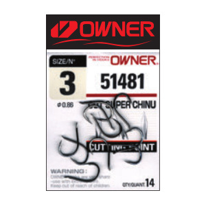 Αγκίστρια Owner Cut Super Chinu 51481